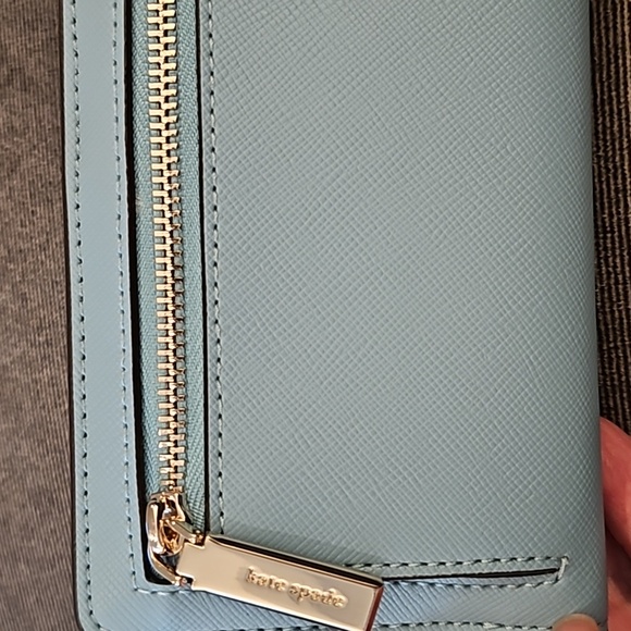 NWT Kate Spade Blue Wallet, blue - Picture 6 of 8